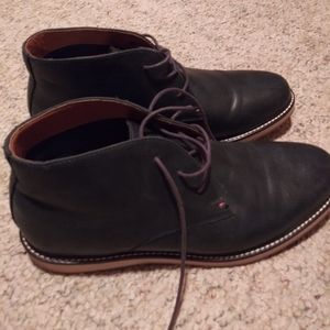 Tommy Hilfiger Navy Blue Chukkas Men's Boots